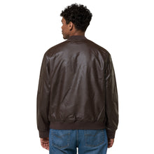 Load image into Gallery viewer, 10th Cavalry with Sabers - Leather Bomber Jacket
