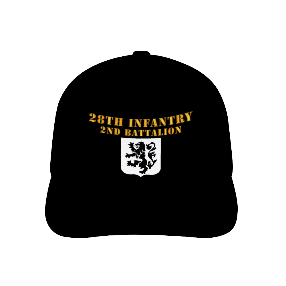 2nd Battalion 28th Infantry - AOP - Unisex Adjustable Curved Bill Baseball Hat