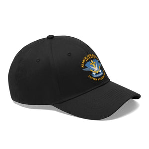 Twill Hat - Navy - Search and Rescue Swimmer  - Hat - Direct to Garment (DTG) - Printed