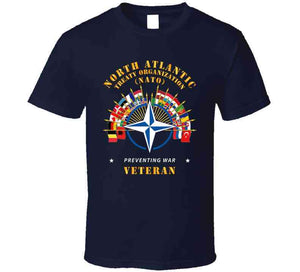 Army - Nato - Preventing War - Veteran X 300 V1 Classic T Shirt