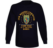 Load image into Gallery viewer, Army - 4th Missile Command - Camp Page - K-47 Air Base - Chuncheon, Korea X 300 T Shirt
