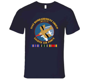 AAC - 91st Bombardment Group, Eighth Air Force, World War II with European Theater Service Ribbons - T Shirt, Premium and Hoodie