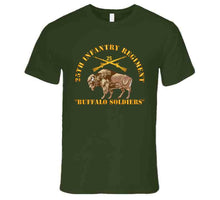 Load image into Gallery viewer, Army - 25th Infantry Regiment - Buffalor Soldiers W 25th Inf Branch Insignia T Shirt
