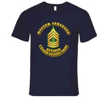 Load image into Gallery viewer, Master Sergeant - E8 - w Text - Retired T Shirt
