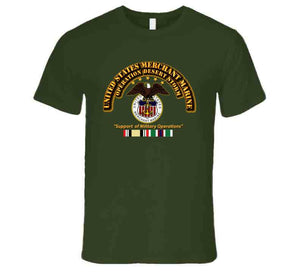 Operation Desert Storm, with Vietnam Service Ribbons (Merchant Marine) - T Shirt, Premium and Hoodie