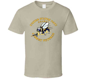 Navy - Seabee - Combat Veteran - No Shadow T Shirt