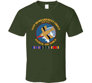 AAC - 91st Bombardment Group, Eighth Air Force, World War II with European Theater Service Ribbons - T Shirt, Premium and Hoodie