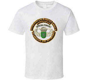 SOF - 10th SFG - Airborne Badge T Shirt