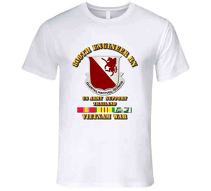 809th Engineer Bn - Thailand w VN SVC Ribbon T Shirt