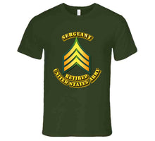 Load image into Gallery viewer, Sergeant - E5 - w Text - Retired T Shirt
