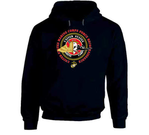 United States Marine Corps - Force Recon on USMC Seal - Tshirt