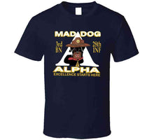 Load image into Gallery viewer, 3rd Bn 28th Inf -alpha - M3rd Bn 28th Inf -alpha - Mad Dogad Dog T Shirt
