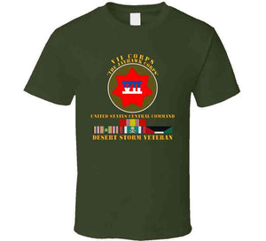 Army - Vii Corps - Us Central Command - Desert Storm Veteran T Shirt