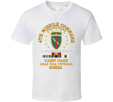 Load image into Gallery viewer, Army - 4th Missile Command - Camp Page - Chuncheon, Korea - Cold War Veteran X 300 T Shirt
