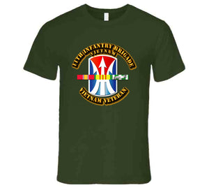 11th Infantry Brigade with Vietnam Service Ribbons T Shirt, Premium, Hoodie