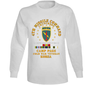 Army - 4th Missile Command - Camp Page - Chuncheon, Korea - Cold War Veteran X 300 T Shirt