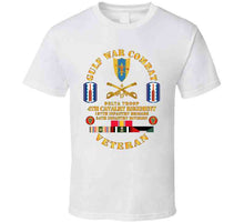 Load image into Gallery viewer, Army - Gulf War Combat Cavalry Vet W  Delta Troop - 4th Cav - 197th Inf Bde - 24th T Shirt
