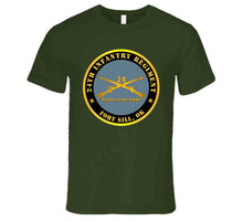 Load image into Gallery viewer, Army - 24th Infantry Regiment - Fort Sill, Ok - Buffalo Soldiers W Inf Branch T Shirt
