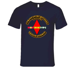 5th Infantry Division with Vietnam Service Ribbons T Shirt, Premium, Hoodie