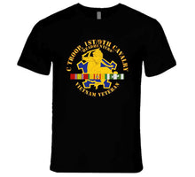 Load image into Gallery viewer, Army - C Troop, 1st-9th Cavalry - Headhunters - Vietnam Vet W Vn Svc X 300 Long Sleeve T Shirt
