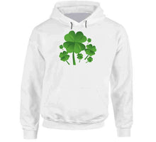 Load image into Gallery viewer, St. Patrick&#39;s Day - Four Leaf Clovers Hoodie
