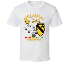 Load image into Gallery viewer, Army - 9th Cavalry (Air Cav) - 1st  Cav Division w SVC T Shirt
