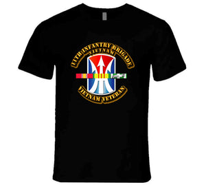 11th Infantry Brigade with Vietnam Service Ribbons T Shirt, Premium, Hoodie