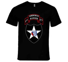 Load image into Gallery viewer, 1st Ranger Infantry Company - 2nd Id Ssi X 300 T Shirt
