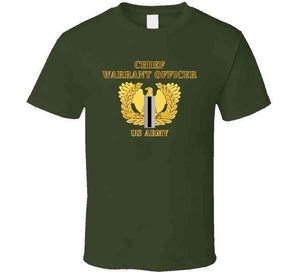 Army - Emblem - Warrant Officer 5 - Cw5 W Eagle - Us Army - T Shirt