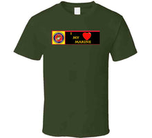 Load image into Gallery viewer, USMC - I Love My Marine T Shirt
