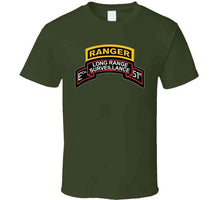 Load image into Gallery viewer, Army - Airborne Ranger - E Company- 51st Infantry (ranger) W Ranger Tab T Shirt
