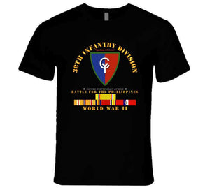 Army - 38th Infantry Division with  WWII (Pacific Theater) Service Ribbons - T Shirt, Premium and Hoodie