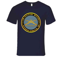 Load image into Gallery viewer, Army - 24th Infantry Regiment - Jefferson Barracks, Mo - Buffalo Soldiers W Inf Branch Long Sleeve T Shirt
