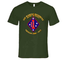 Load image into Gallery viewer, USMC - 1st Marine Regiment - Vietnam 1966 - 1971 T Shirt
