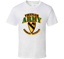 Load image into Gallery viewer, ARMY -  1st Cav - Vietnam - Combat Vet T Shirt
