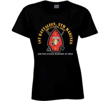 Load image into Gallery viewer, Usmc - 1st Bn, 8th Marines - The Cutting Edge - Marines At War X 300 T Shirt
