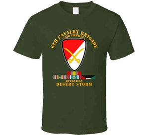 6th Cavalry Brigade - Desert Storm with Desert Storm Service Ribbons - Classic, Hoodie, Premium