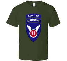 Load image into Gallery viewer, 11th Airborne Division W Arctic Tab Wo Txt X 300 Long Sleeve T Shirt
