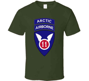 11th Airborne Division W Arctic Tab Wo Txt X 300 Long Sleeve T Shirt