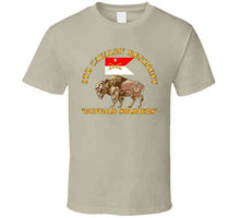 Load image into Gallery viewer, Army - 9th Cavalry Regiment - Buffalo Soldiers W 9th Cav Guidon Long Sleeve T Shirt
