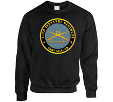 Load image into Gallery viewer, Army - 24th Infantry Regiment - Fort Sill, Ok - Buffalo Soldiers W Inf Branch Long Sleeve T Shirt
