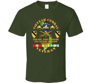 Army - Vietnam Combat Cavalry Veteran W 2bn 8th Cav Coa - 1st Cav Div Abn T Shirt