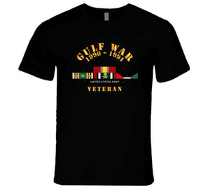 Army - Gulf War 1990 - 1991, and Swasm 3 Stars with Vietnam Service Ribbons - T Shirt, Premium and Hoodie