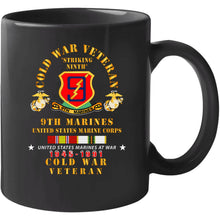 Load image into Gallery viewer, Usmc - Cold War Vet - 9th Marines W Cold Svc X 300 T Shirt
