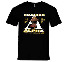 Load image into Gallery viewer, 3rd Bn 28th Inf -alpha - M3rd Bn 28th Inf -alpha - Mad Dogad Dog T Shirt
