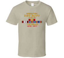 Load image into Gallery viewer, Operation New Dawn Service Ribbon Bar W Gwt - Iraq (2010 - 2011) X 300 T Shirt
