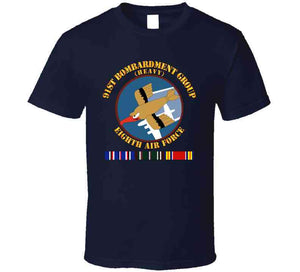 AAC - 91st Bombardment Group, Eighth Air Force, World War II with European Theater Service Ribbons - T Shirt, Premium and Hoodie