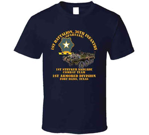 Army - 1st Bn 36th Infantry - 1st Stryker Brigade Combat Team  - 1st Armored  Division, Fort Bliss, Texas Long Sleeve, Tshirt, Premium and Hoodie