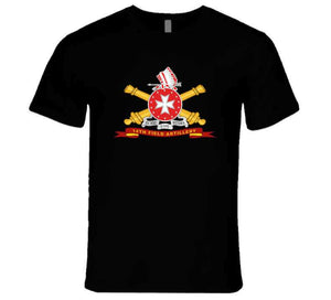 Army - 14th Field Artillery With Branch and Ribbon T Shirt, Premium and Hoodie
