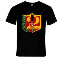 Load image into Gallery viewer, USMC - 2nd Marine Regiment - T Shirt, Long Sleeve, Premium and Hoodie
